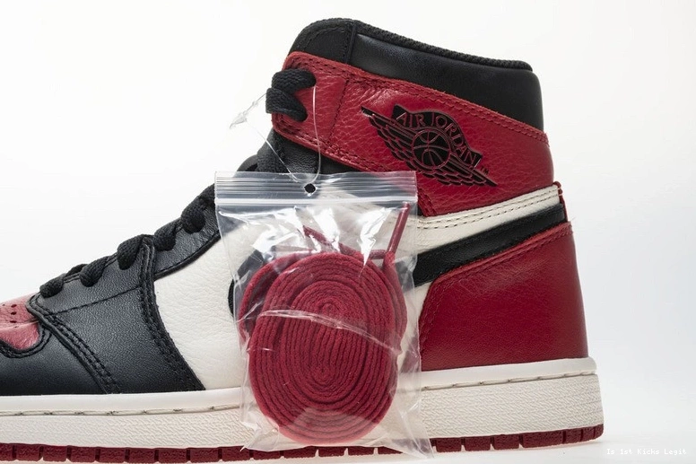 555088-610 Bred Jordan Retro Toe 1 High Air OG 0407